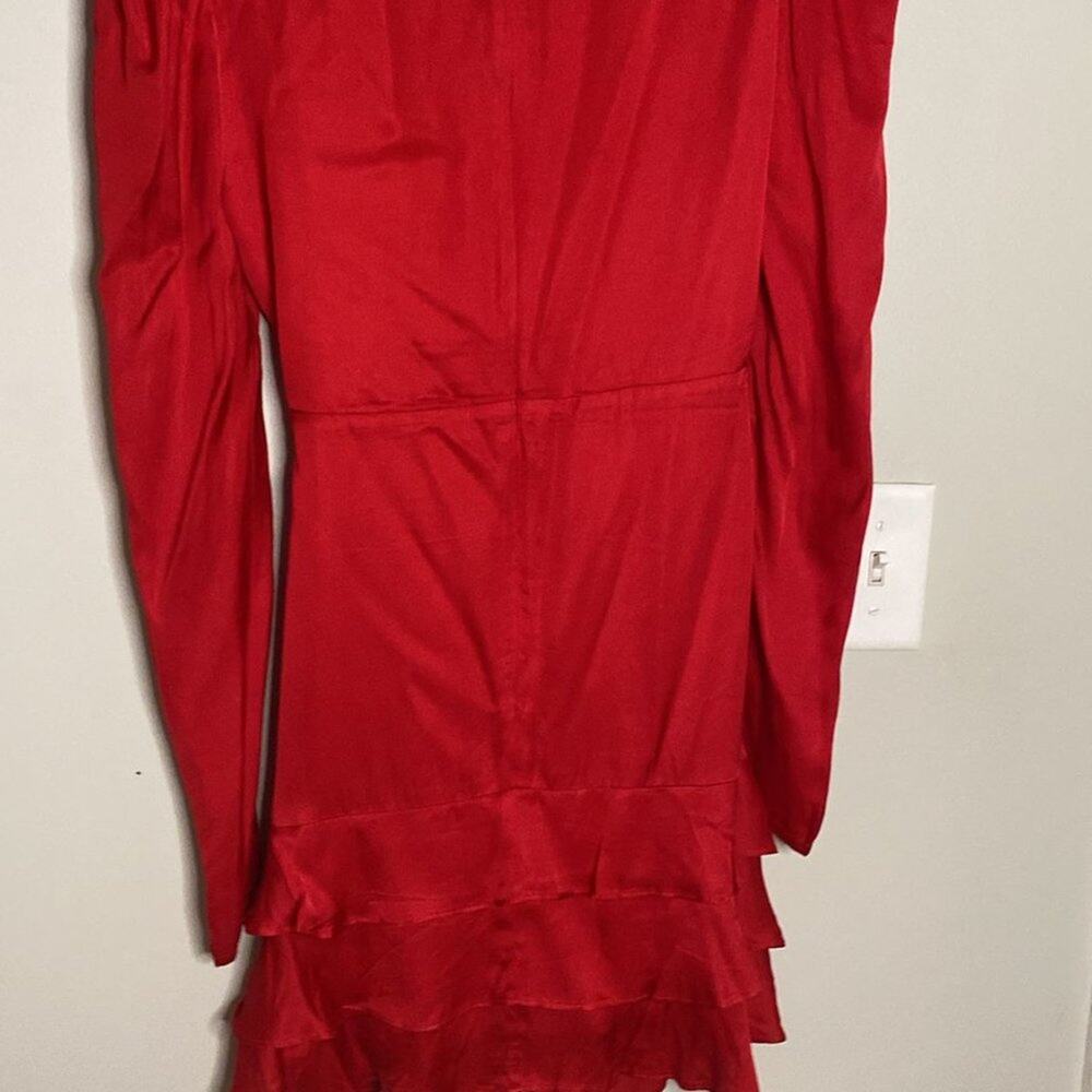 Bardot Winona Red Mini Dress - Picture 7 of 8